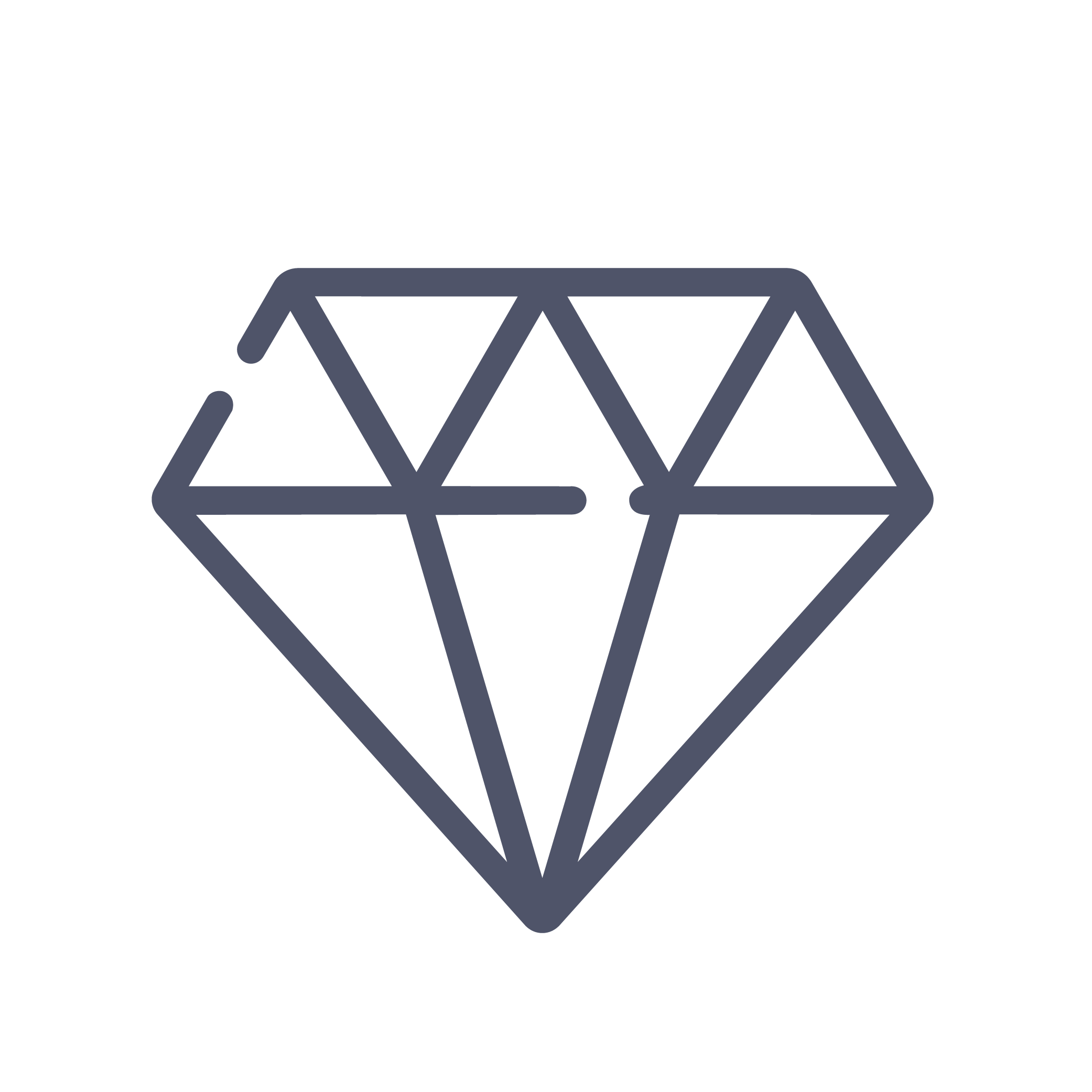 Icon mit Diamanten und kleinen Sternen