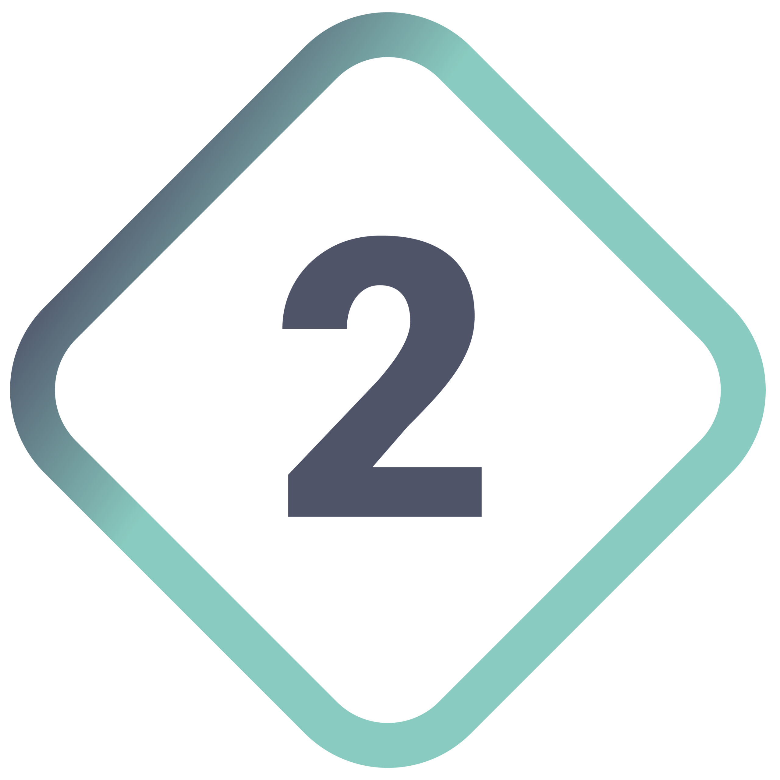 Icon mit Zahl 2, welches für Schritt 2 steht