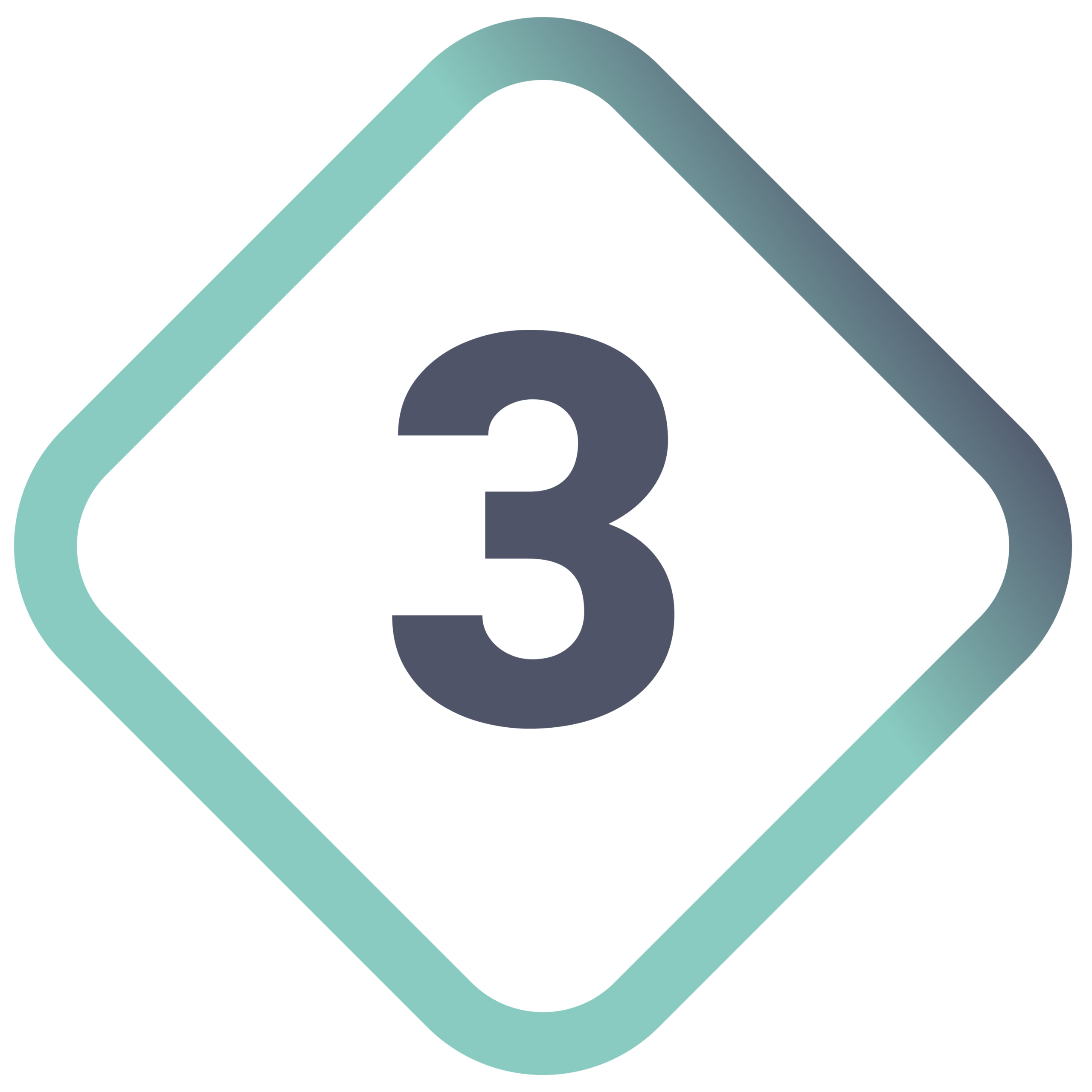 Icon mit Zahl 3, welches für Schritt 3 steht